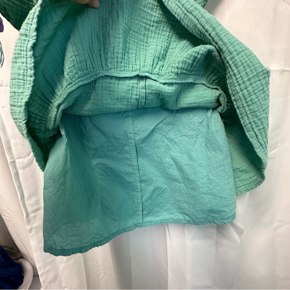 GAP Teal Kids Ruffle Dress - Picture 4 of 4